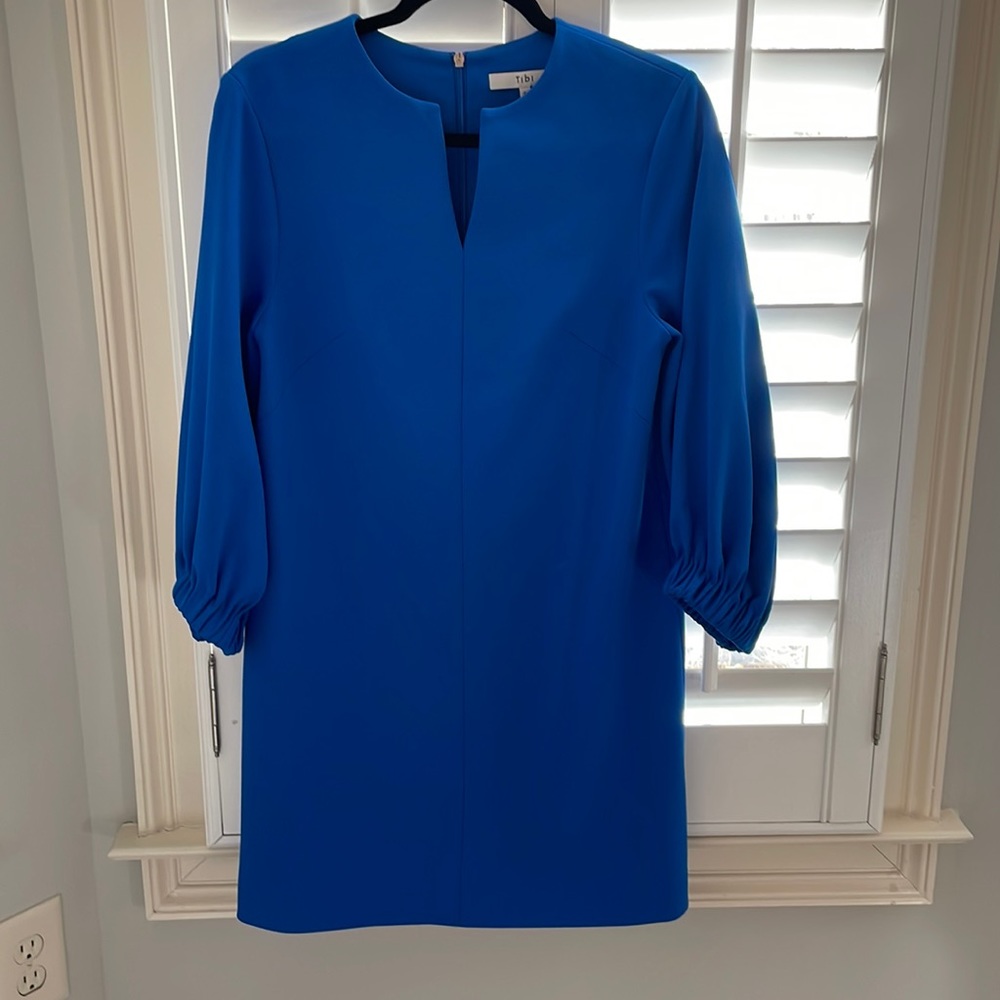 Tibi royal blue dress